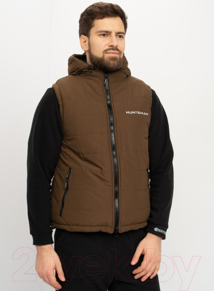 Изображение товара Жилет для охоты и рыбалки Huntsman Фристайл Коричневый Канада (р-р 44-46/170)