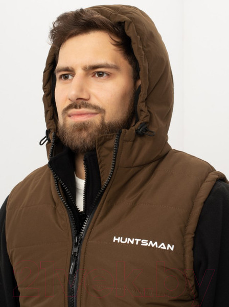 Изображение товара Жилет для охоты и рыбалки Huntsman Фристайл Коричневый Канада (р-р 44-46/170)