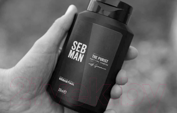 Изображение товара Шампунь для волос Sebastian Foundation SebMan The Purist Очищающий (250мл)