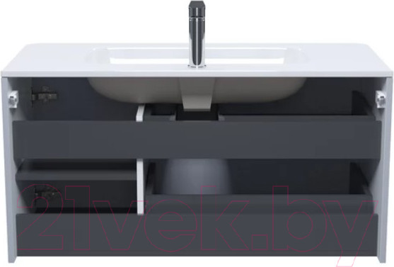 Изображение товара Тумба с умывальником IDDIS Edifice EDI10L0i95K (светло-серый)