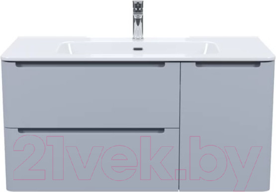 Изображение товара Тумба с умывальником IDDIS Edifice EDI10L0i95K (светло-серый)
