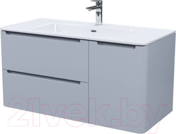 Изображение товара Тумба с умывальником IDDIS Edifice EDI10L0i95K (светло-серый)