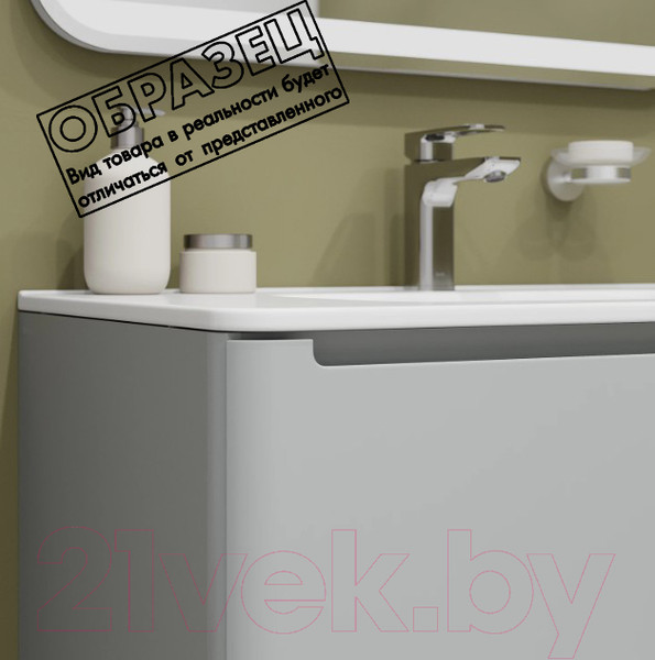 Изображение товара Тумба с умывальником IDDIS Edifice EDI80L0i95K (светло-серый)