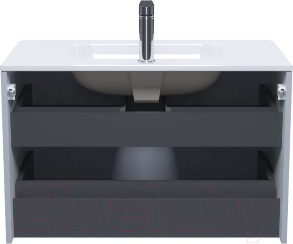 Изображение товара Тумба с умывальником IDDIS Edifice EDI80L0i95K (светло-серый)