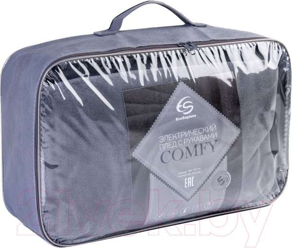 Изображение товара Электроодеяло EcoSapiens Comfy с рукавам ES-102 (серый)
