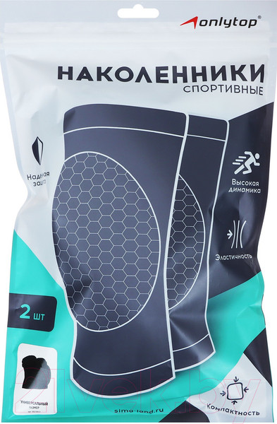 Изображение товара Наколенники защитные Onlytop 1023813 (черный)