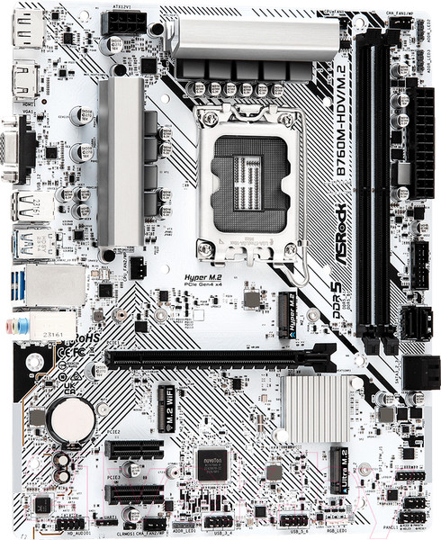 Изображение товара Материнская плата AsRock B760M-HDV/M.2