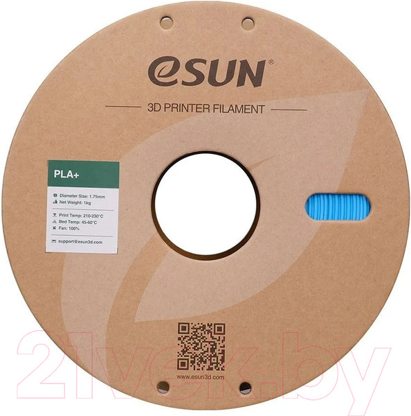 Изображение товара Пластик для 3D-печати eSUN PLA+ Filament / т0036459 (1.75мм, 1кг, космический синий)