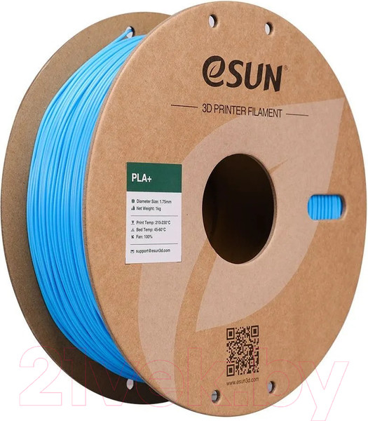 Изображение товара Пластик для 3D-печати eSUN PLA+ Filament / т0036459 (1.75мм, 1кг, космический синий)