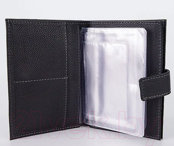 Изображение товара Портмоне Poshete 604-037M-BLK (черный)