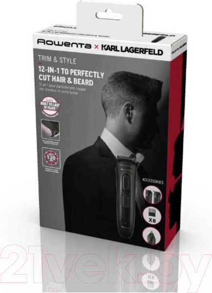 Изображение товара Триммер Rowenta TN911LF0 Trim & Style Karl Lagerfeld
