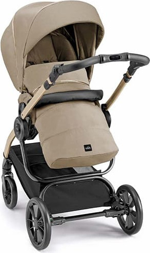 Изображение товара Детская универсальная коляска Cam Posh 2 в 1 / ART965-T572+ART805T-V93S (бежевый/черный)