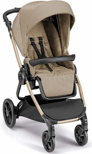 Изображение товара Детская универсальная коляска Cam Posh 2 в 1 / ART965-T572+ART805T-V93S (бежевый/черный)
