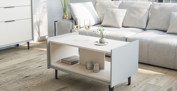 Изображение товара Журнальный столик Мебель-Неман Модена МН-048-26-Ц2 (персидский жемчуг/лунный камень)