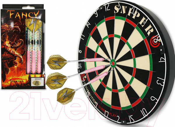 Изображение товара Набор дротиков для дартса Start Line Play Fancy SLP-D-B-FANCY-20