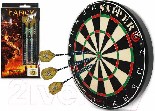 Изображение товара Набор дротиков для дартса Start Line Play Fancy SLP-D-B-FANCY-21