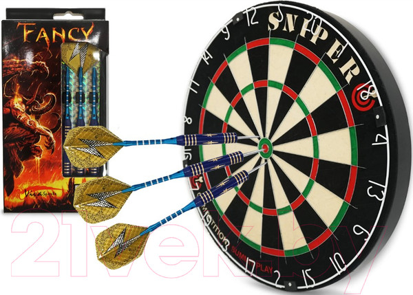 Изображение товара Набор дротиков для дартса Start Line Play Fancy SLP-D-B-FANCY-23
