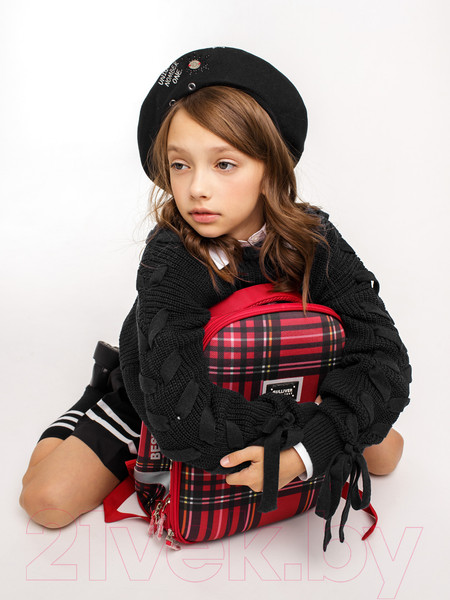 Изображение товара Джемпер детский Amarobaby Knit Wear / AB-OD21-KNITW2602/09-152 (черный, р.152)