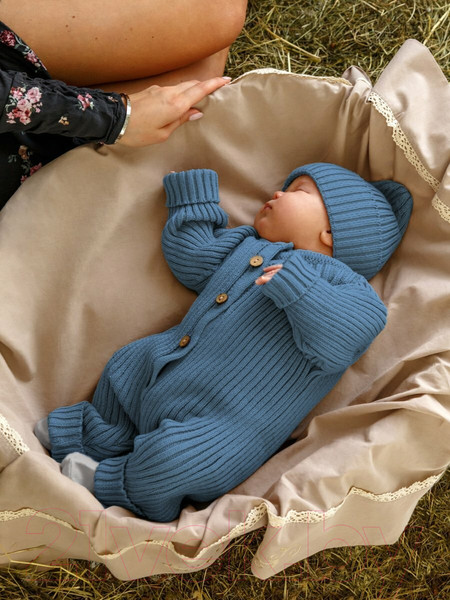 Изображение товара Шапка детская Amarobaby Pure Love Tot / AB-OD22-PLT16/19-46 (голубой, р. 46-48)