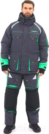 Изображение товара Костюм для охоты и рыбалки Huntsman Yakutia темно-серый (р-р 44-46/170-176)