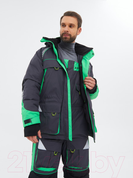 Изображение товара Костюм для охоты и рыбалки Huntsman Yakutia темно-серый (р-р 44-46/170-176)