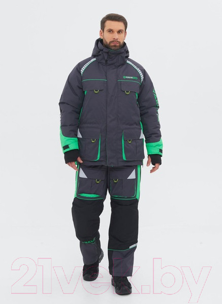 Изображение товара Костюм для охоты и рыбалки Huntsman Yakutia темно-серый (р-р 44-46/170-176)