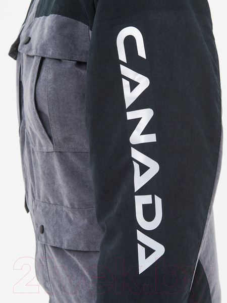 Изображение товара Костюм для охоты и рыбалки Huntsman Канада Finlandia серый/черный (р-р 44-46/170-176)