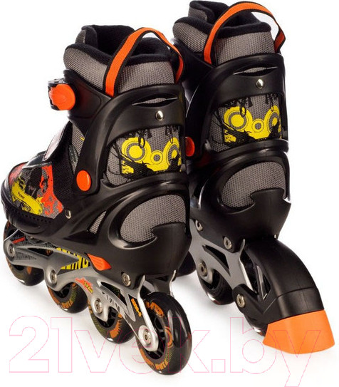 Изображение товара Роликовые коньки FAVORIT PW-153B-10BK-S