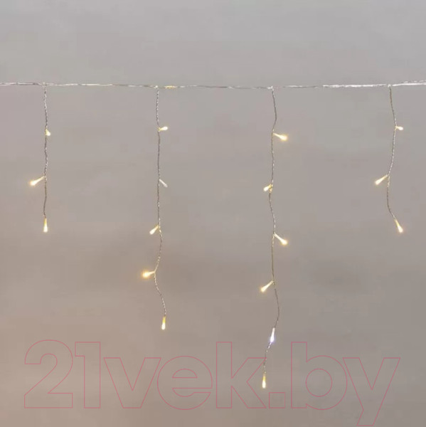 Изображение товара Светодиодная бахрома Neon-Night Айсикл 255-596 (25x0.6м, теплый белый)