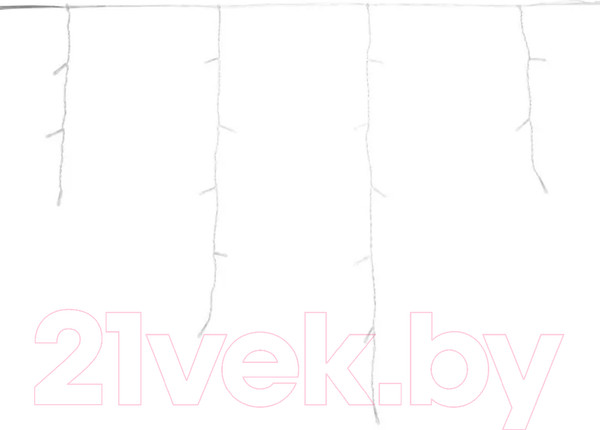 Изображение товара Светодиодная бахрома Neon-Night Айсикл 255-596 (25x0.6м, теплый белый)