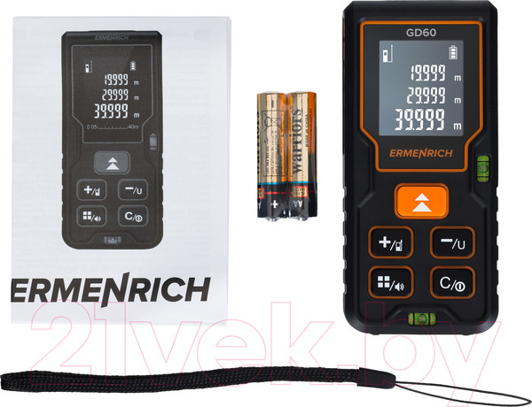 Изображение товара Лазерный дальномер Ermenrich Reel GD60 / 81422