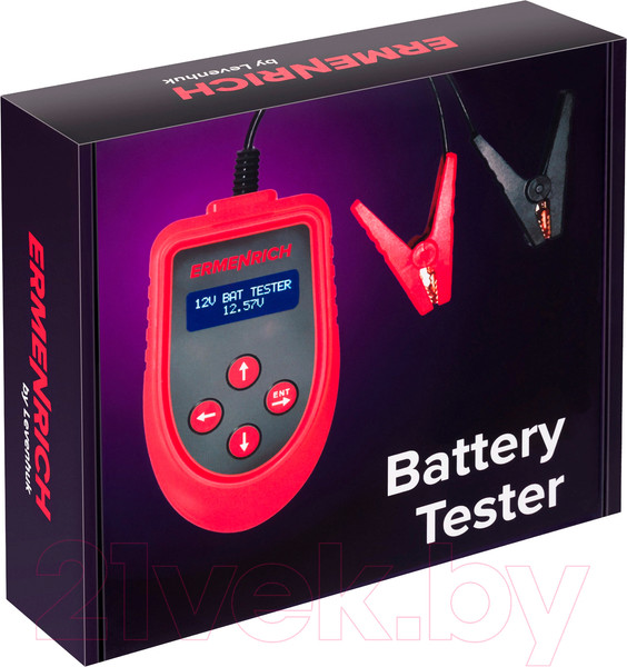 Изображение товара Тестер аккумуляторной батареи Ermenrich Zing AL30 / 81734