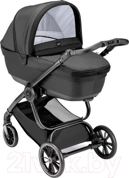 Изображение товара Детская универсальная коляска Cam Ami 2 в 1 / ART967-T578+ART805T-V90S (черный/матовый черный)
