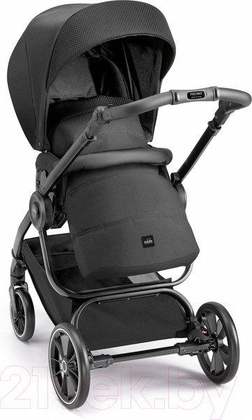 Изображение товара Детская универсальная коляска Cam Ami 2 в 1 / ART967-T578+ART805T-V90S (черный/матовый черный)