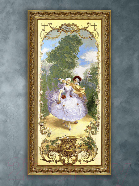 Изображение товара Гобелен Декарт Уроки танца 8Л3786 (в раме)