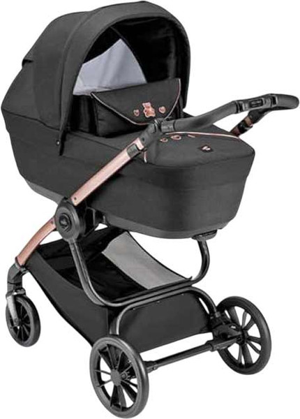 Изображение товара Детская универсальная коляска Cam Posh 2 в 1 / ART965-T571+ART805T-V95S (черный/розовый)