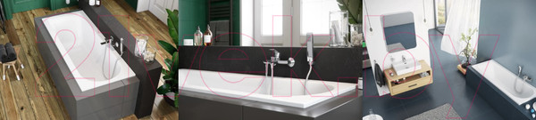 Изображение товара Ванна акриловая Excellent Aurum Slim 170x70 (без ножек)