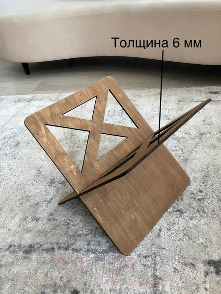 Изображение товара Подставка для сумки ОМурМебель Фанера 1Х (коричневый)