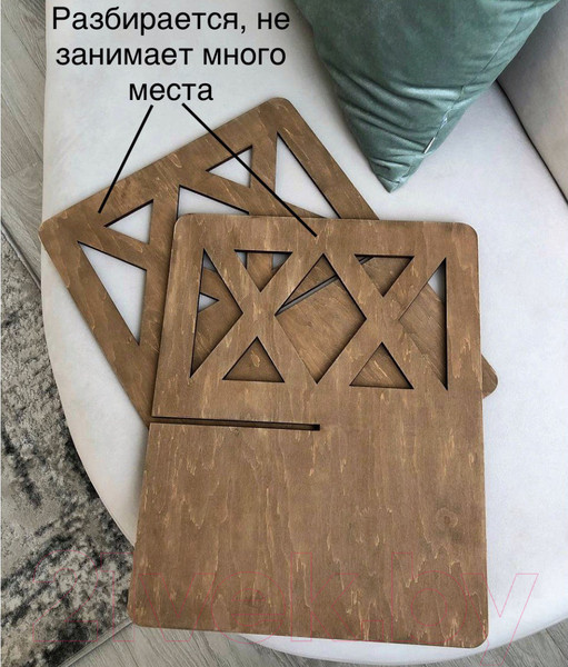 Изображение товара Подставка для сумки ОМурМебель Фанера 2Х (коричневый)