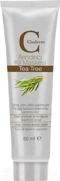 Изображение товара Маска для лица кремовая Claderm Tea Tree (50мл)