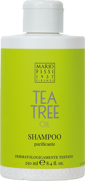 Изображение товара Шампунь для волос Mario Fissi 1937 Tea Tree Oil Purificante С маслом чайного дерева (250мл)
