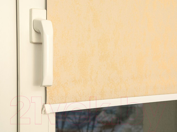 Изображение товара Рулонная штора Delfa Сантайм Марс Термо-Блэкаут СРШ-01 МП 77012 (95x170, бежевый)