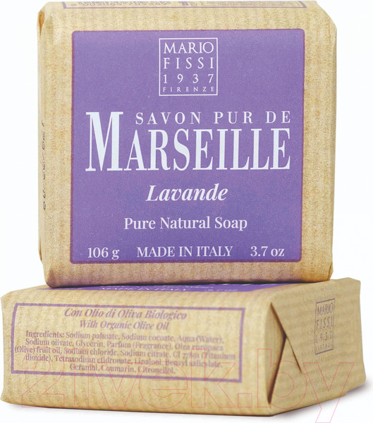 Изображение товара Мыло твердое Mario Fissi 1937 Марсельское Лаванда (106г)