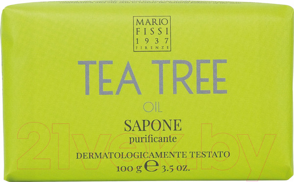 Изображение товара Мыло твердое Mario Fissi 1937 С маслом чайного дерева Для жирной кожи (100г)