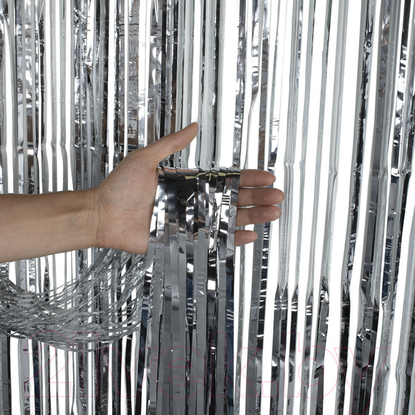 Изображение товара Дождик новогодний Золотая сказка 592049 (серебристый)