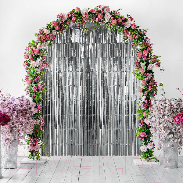 Изображение товара Дождик новогодний Золотая сказка 592049 (серебристый)