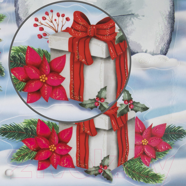 Изображение товара Набор наклеек на окно Золотая сказка Медвежонок / 591923