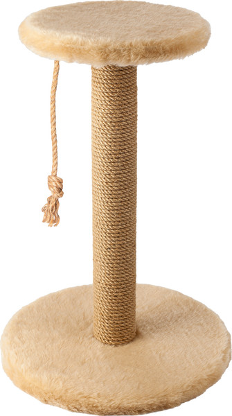 Изображение товара Лежанка-когтеточка Leader Toys Круг с круглой платформой с кошачьей мятой / МТ14031 (коричневый)