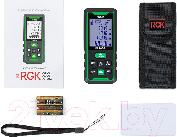 Изображение товара Лазерный дальномер RGK DL100G