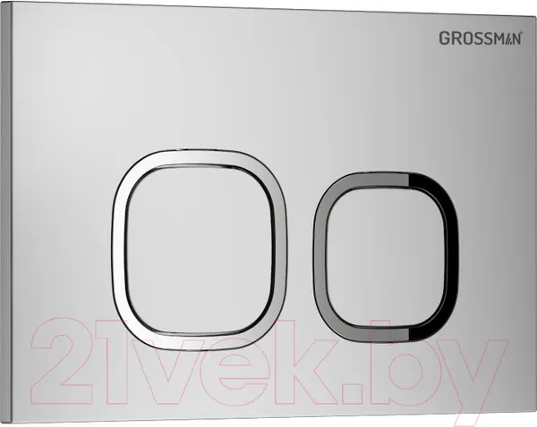 Изображение товара Инсталляция для унитаза Grossman 900.K31.01.000 + 700.K31.02.110.110 (с кнопкой смыва, хром матовый)